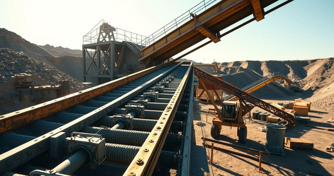 Transportador de correia para mineração: eficiência e segurança na movimentação de materiais Transportador de correia para mineração: eficiência e segurança na movimentação de materiais